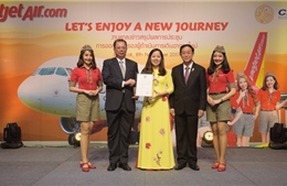 Vietjet nhận chứng chỉ nhà khai thác mới tại Thái Lan và công bố đường bay Đà Lạt - Băng Cốc